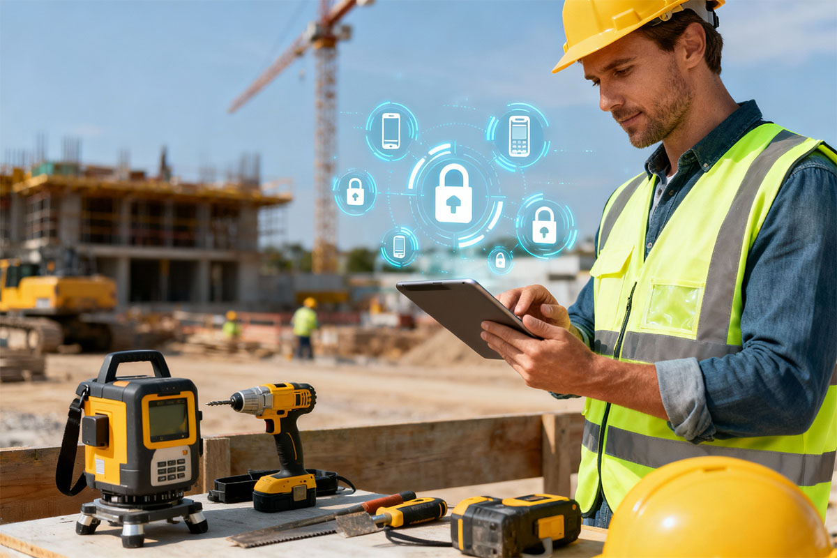 Cantieri e sicurezza dei dati mobili,proteggere dispositivi e connessioni sul campo