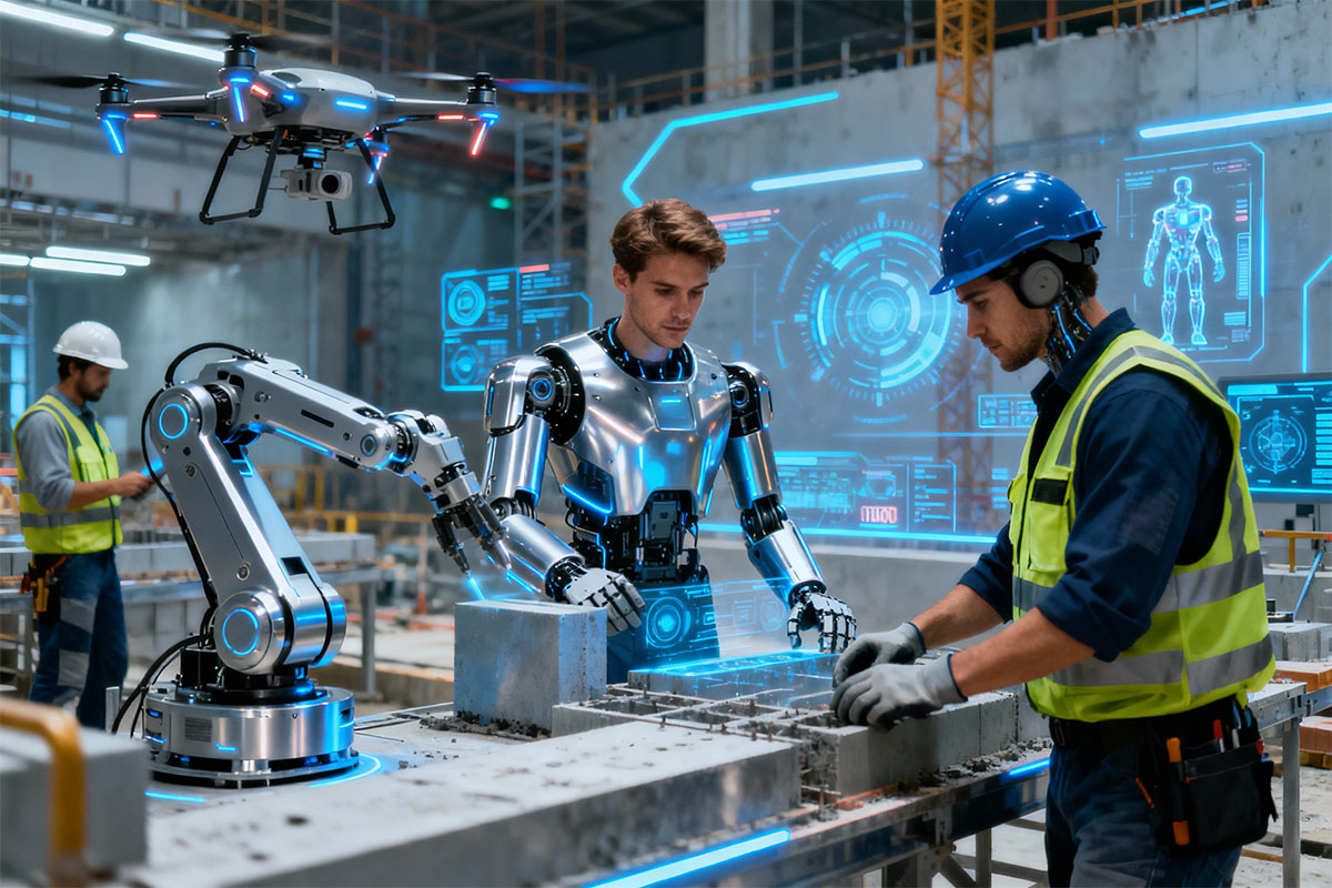 futuro dei cantieri,automazione,intelligenza artificiale,nuove sfide della sicurezza