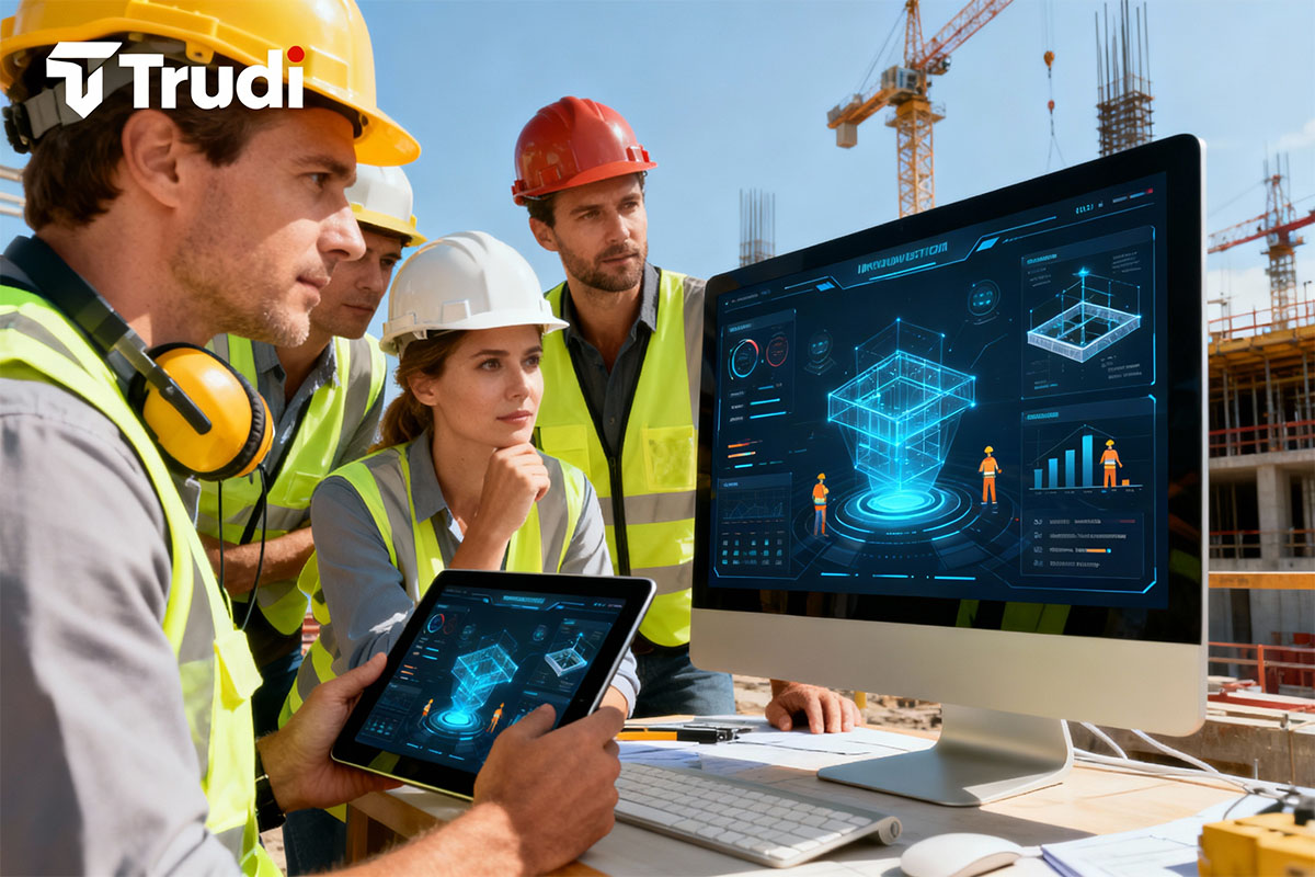 La piattaforma Trudi,innovazione digitale per la sicurezza nei cantieri