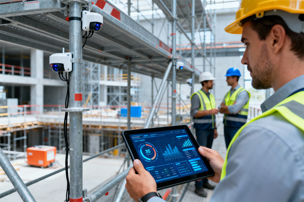 Sensori e tecnologia IoT,cantiere connesso e sicuro