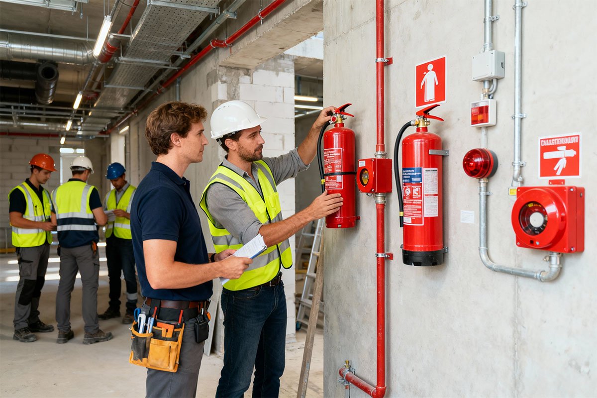 Sistemi antincendio nei cantieri